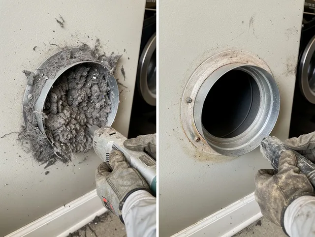 Professional clogged vent cleaning by Winthrop Dryer Vent Cleaning in Winthrop