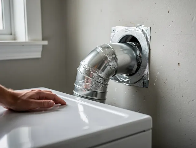 Winthrop Dryer Vent Cleaning expert performing professional dryer vent repair and installation in Winthrop